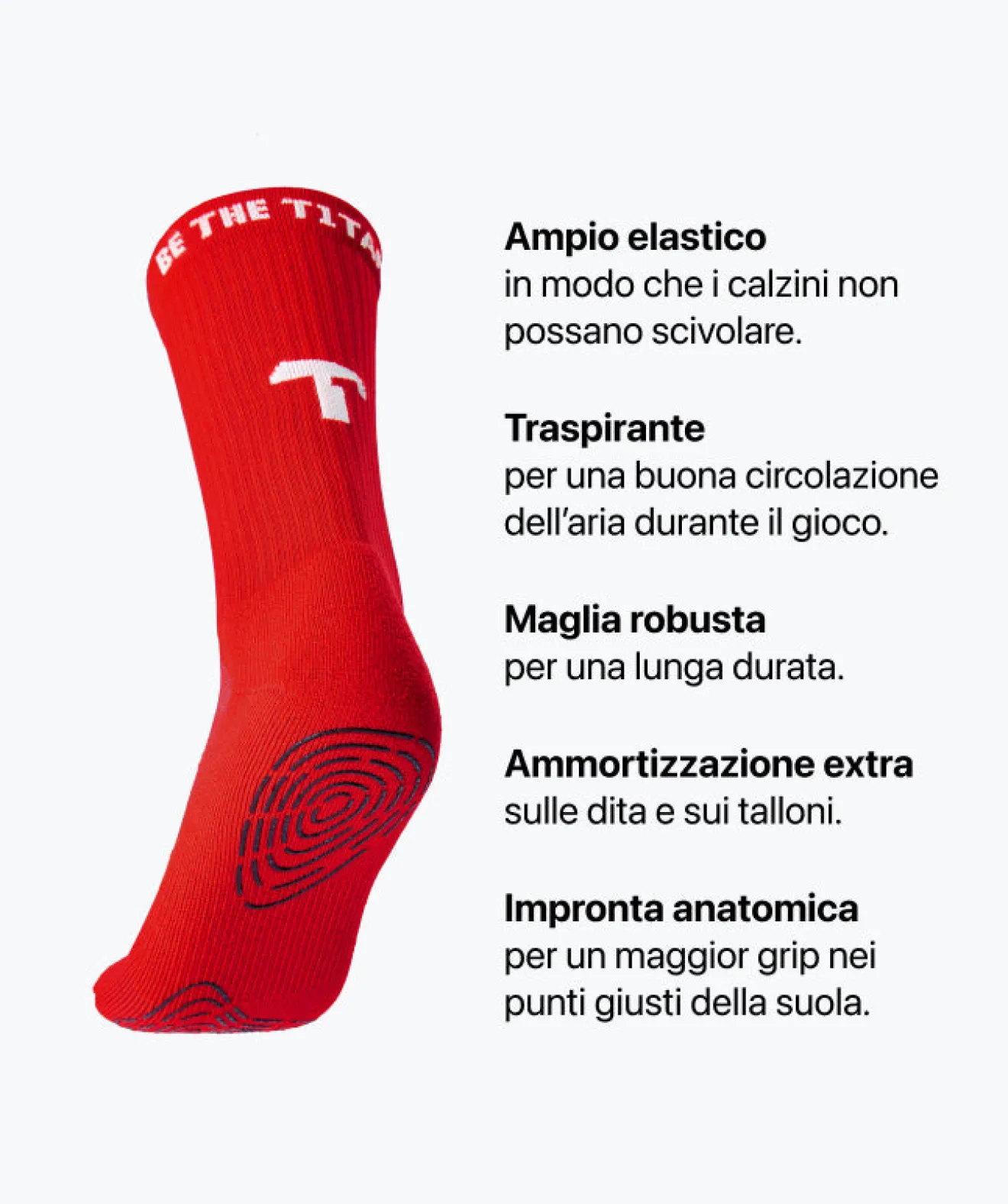 Grip Socks - rosso*T1TAN Shop